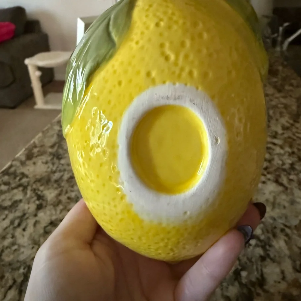 Lemon Shaped Ceramic Measuring Cups - Picture 6 of 6